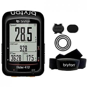 Bryton Rider 410T GPS Ciclismo, Negro, 2.3