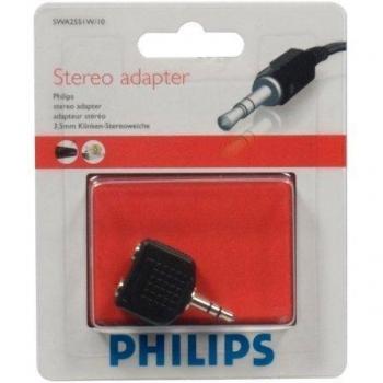 Philips SWA2551W - Adaptador estéreo 2/1 para Auriculares