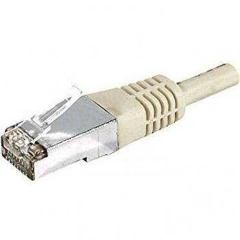 Cable de red RJ-45 Cat6 M/M 1m S/FTP (Blindado) Blanco