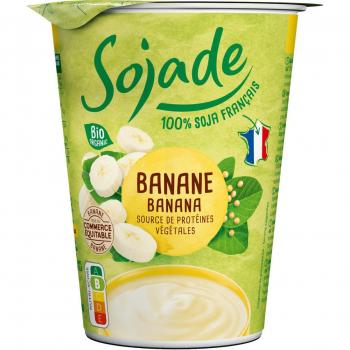 Yogur de soja con plátano Sojade 400g BIO