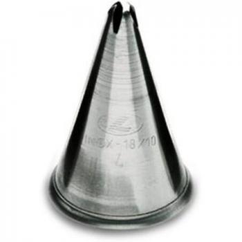 Lacor - 68944 - Pack 6 Boquillas Rosa Inox. 4cm