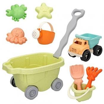 Set playa carretilla niños con accesorios Color Beach Green