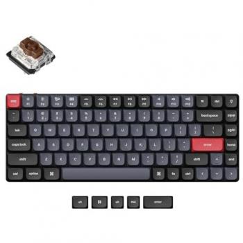 Teclado Mecánico Inalámbrico Keychron K3 Pro 75% RGB con Interruptores Gateron Marrón - Negro