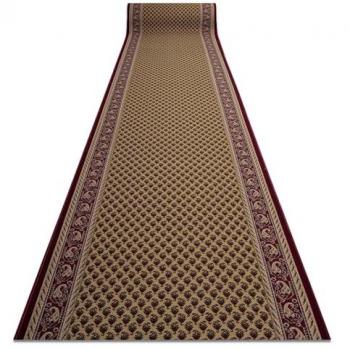 Alfombra de pasillo antideslizante INCA beige 80x260 cm con refuerzo de goma