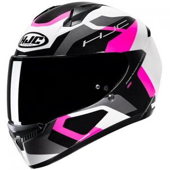 Casco Integral HJC C10 Tins MC8 Negro-Rosa