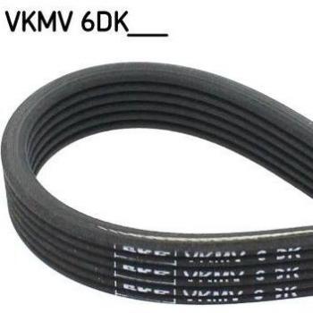 Correa trapecial poli V SKF VKMV 6DK1697, tipo de producto: Correa V-ribbed, características: longitud 1697 mm, número de canales 6, diseño poli V