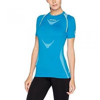 Kempa Attitude Pro Shortsleeve Camiseta de Entrenamiento, Mujer, Azul/Blanco, M/L