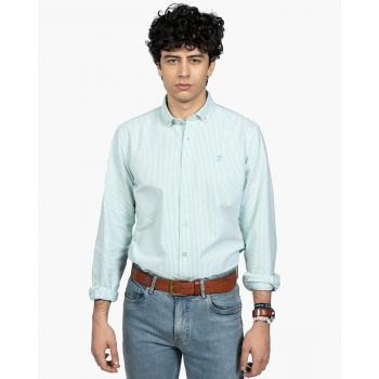 Camisa Harper & Neyer a Rayas Verde Agua