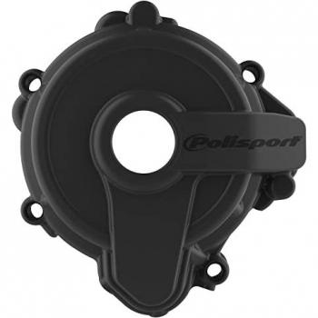Protector de Tapa de Encendido Polisport para Sherco SE250/300 (2014-2019) - Fabricado en Poliamida Resistente a Impactos y Abrasión, Color Negro