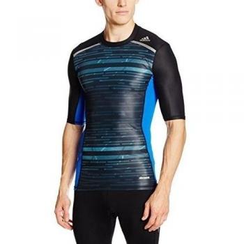 adidas Tf Chill Ss - Camiseta para hombre, color azul, talla M