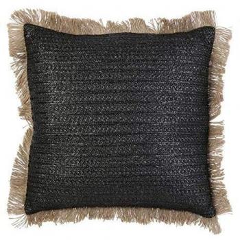 Cojín con flecos de rafia 40 cm - The Home Deco Factory