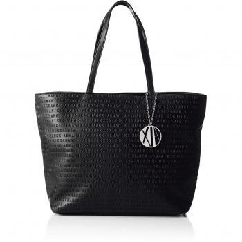 Armani Exchange - Womans Shopping, Bolsos totes Mujer, Negro