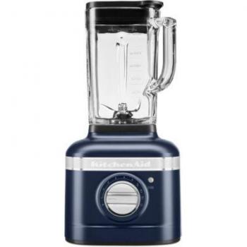 Batidora de Vaso KitchenAid Artisan K400 1200W Jarra de Vidrio 1,4L Color Azul Tinta