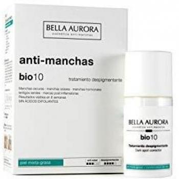 Bella Aurora Sérum Anti-Manchas para Piel Grasa - Mixta, 30 ml | Tratamiento Despigmentante | Hidratante y Anti-Edad | BIO10