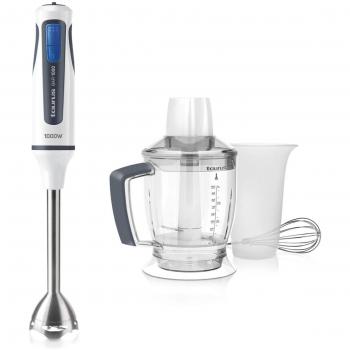 Taurus Bapi 1000 Plus Inox - Batidora de Mano, 1000 W, Bate y Pica Hiello, Agarre Ergonómico