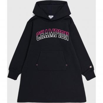 Vestido de Fleece para Niña con Logo Estilo Universitario