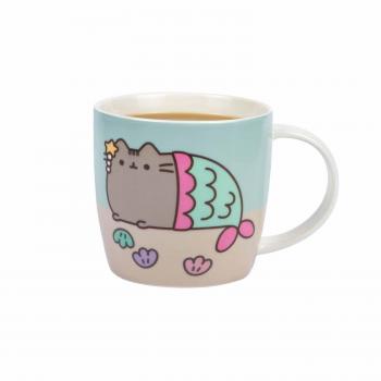 Thumbs Up Pusheen cambia de color taza, cerámica, blanco, 11,5 x 8 x 8,5 cm