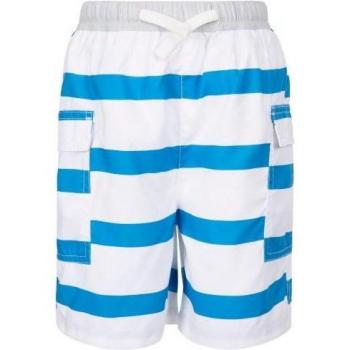 Shorts de baño para niños Depths de Trespass - Bermudas de secado rápido, material ligero y resistente al agua, diseño colorido con estampados divertidos, cintura elástica ajustable, forro interior cómodo, bolsillos laterales