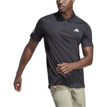 Polo adidas Club 3STR Gris para Hombre - Polo de tenis y pádel transpirable