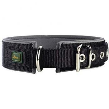 Hunter Collar de Neopreno Reflectante, para Perros, Negro