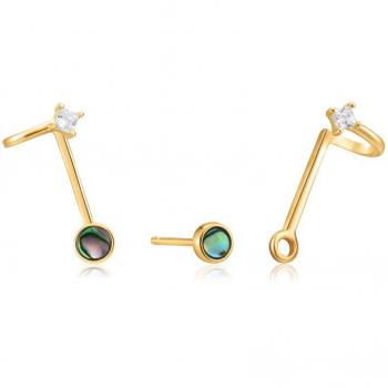 Pendientes Mujer Ania Haie E027-03G Plata de ley 2 cm