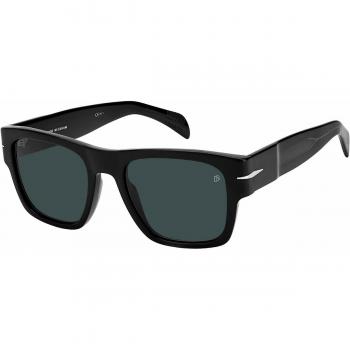 David Beckham Eyewear Black Sunglasses for Everyday Use, Male, Sizes: 51 MM, 52 MM