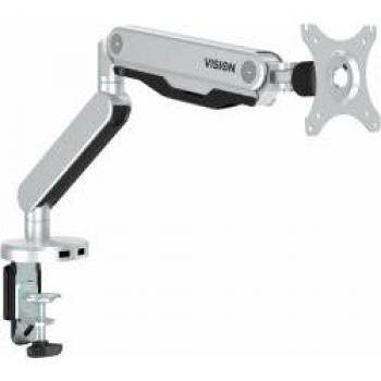 Vision VFM-D LCD Desk Arm 100x100 30 Plata - Soporte para televisor