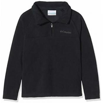 Columbia Glacial - Jersey de Forro Polar para niño con Media Cremallera, Niños, Color Negro, tamaño Large