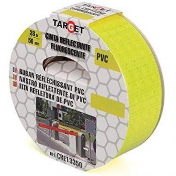 Target CRE13350 - Cinta Reflectante Adhesiva Fluorescente 33 metros x 50 milímetros