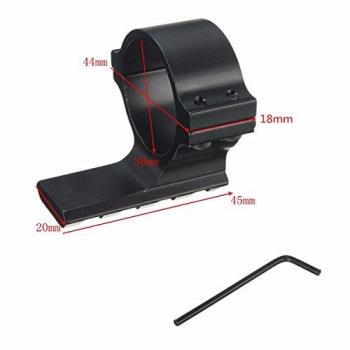 C-FUNN 30 mm Alcance Tubo Linterna Barril Anillo De Montaje Adaptador