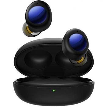 realme Buds Air 2 Neo - Auriculares Inalámbricos Bluetooth con cancelación Activa de Ruido, 28 Horas de reproducción Total y Controlador dinámico de Refuerzo de Graves de 10 mm, Negro