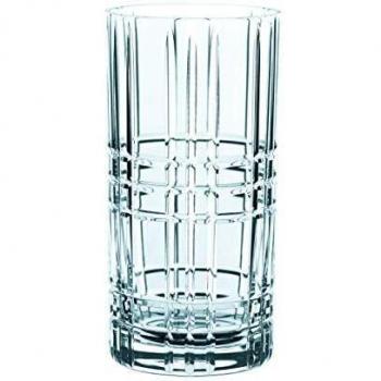 Spiegelau & Nachtmann, Juego de 4 Vasos de Cristal Cuadrados, 445 ml, 101049