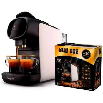 Philips L'OR Barista LM9012/03 Cafetera de Cápsulas Blanca con 30 Cápsulas Pack