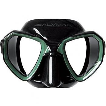 SALVIMAR Morpheus - Máscara Unisex, Color Negro y Verde