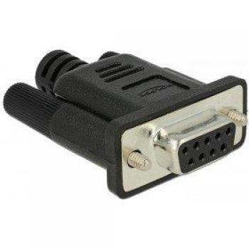 Adaptador RS-232 DB9 Hembra Loopback DeLOCK 65843