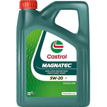 Aceite de motor Castrol Magnatec Gasolina 5W20 4 L - Aceite de motor sintético, viscosidad 5W20, capacidad 4 litros, tecnología de moléculas inteligentes que se adhieren a las partes