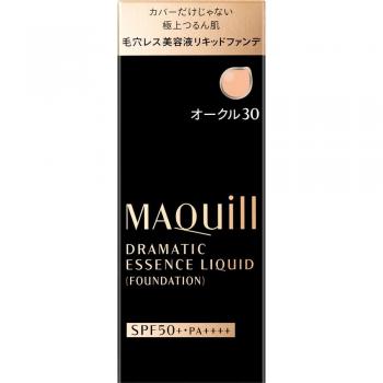Shiseido Maquillage Dramatic Essence Liquid Foundation SPF 50+ PA++++ - Ocher 30 (Moisturizing, Long-lasting, Lightweight)