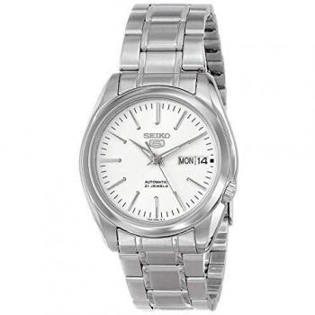 Seiko Unisex-Adult Analogue Classic Automatic Watch with Stainless Steel Strap SNKL41K1
