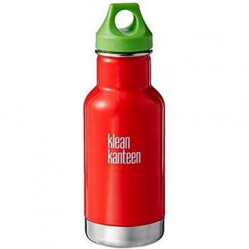 Klean Kanteen Botella Clásica Insulada Niño 12oz, Mineral Red