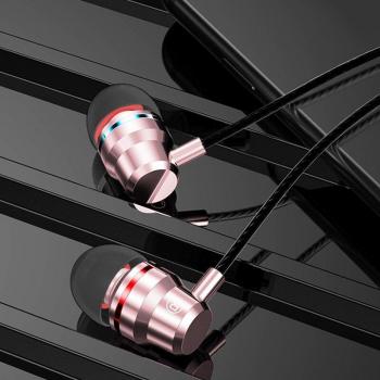 Auriculares internos 3.5mm con control por cable y micrófono, para videojuegos, Xiaomi, auricular deportivo y musical