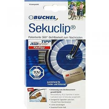 Sekuclip Compact Spoke Reflectors Set - 36 Pieces for 360° Visibility