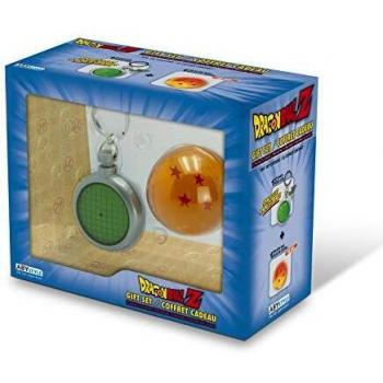 ABYstyle - Dragon Ball - Caja de Regalo con emblemas - Llavero Radar + Bola de Cristal