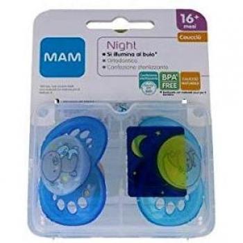 Chupete MAM Original Night 16M+ Neutro Doble 2 Piezas