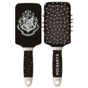 Cepillo de Pelo Harry Potter Hogwarts Rectangular Plateado Cerdá
