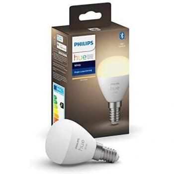 Philips Hue Bombilla LED Blanca Cálida 2700K P45 E14 5.7W Equivalente 40W Clase A+