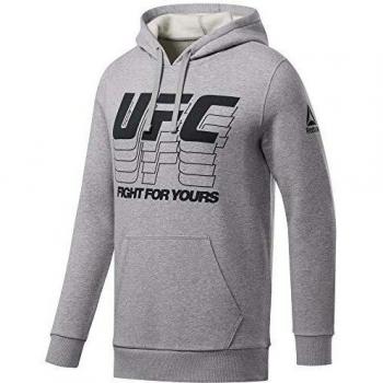 Reebok UFC FG Pullover Hoodie Sudadera, Hombre, brgrin, XL