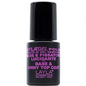 Layla Cosmetics 2-in-1 Gel Nail Polish Base and Top Coat 0.01L