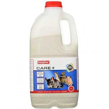 XtraVital Chinchilla Bath Sand, Sand for Grooming, Washing Sand for Chinchillas, Absorbs Moisture & Excess Fat, 1.3 kg Bath Sand