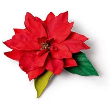 Sizzix Set de Troqueles Thinlits 5 pzas 664817 Poinsetia Jennifer Ogborn, Elegante Poinsettia, Talla única