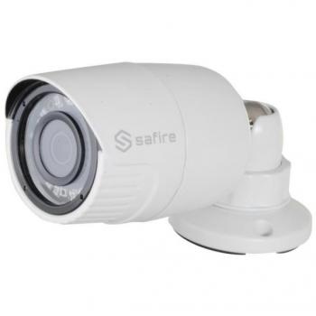Cámara Bullet 4 en 1 Safire Gama ECO - Resolución de 2 Megapíxeles - Lente de 2.8 mm - Alcance IR de 20 m - IP66